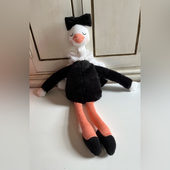 Target Pillowfort Ostrich Plush Stuffed Animal Ballerina Doll Toy Velcro hands - Picture 1 of 6